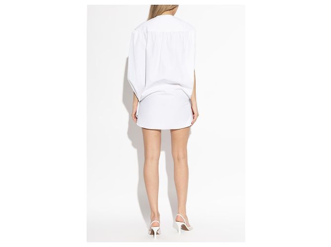Jacquemus Loose-fit Baumwollkleid Weiß - Ansicht 2