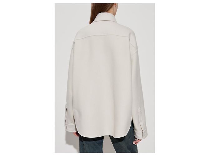 Balenciaga Kaschmirhemd Creme - Ansicht 2
