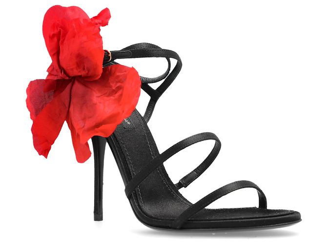 Dolce & Gabbana Sandalias de tacón con aplique - vista 2