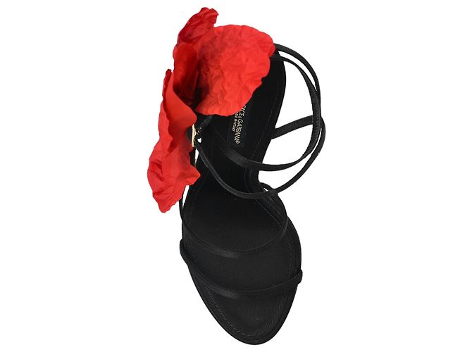 Dolce & Gabbana Sandalias de tacón con aplique - vista 4