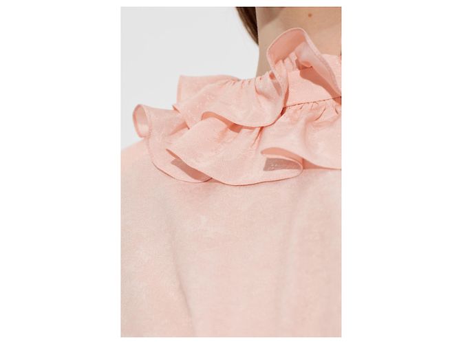 Chloé Top de seda con motivo floral - vista 3
