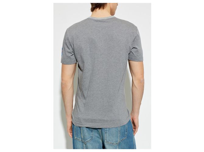 Camiseta de algodón gris con estampado Dolce & Gabbana - vista 2