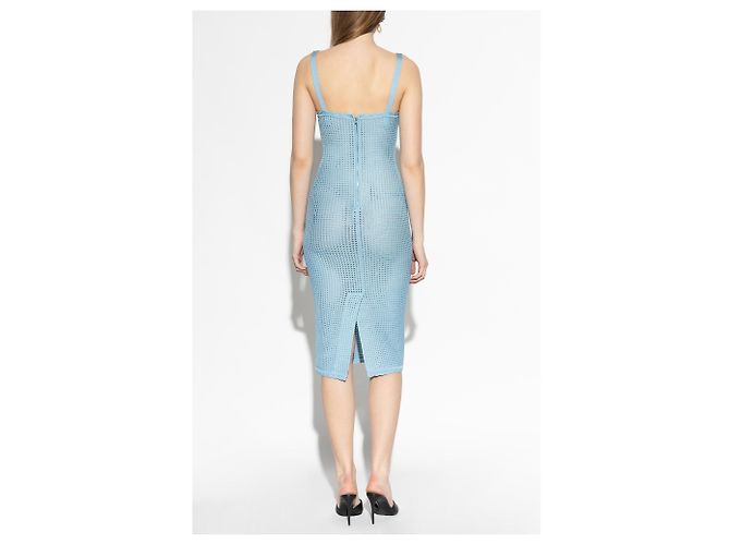 Dolce & Gabbana Vestido de crochet con tirantes - vista 3
