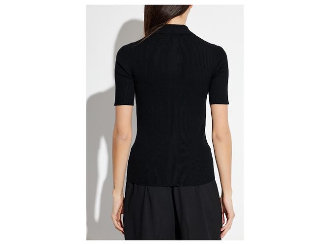 Dolce & Gabbana Geripptes Polo mit schimmernden Knöpfen - Ansicht 2