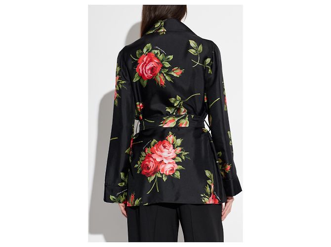 Dolce & Gabbana Camicia di seta con cintura - vista 2