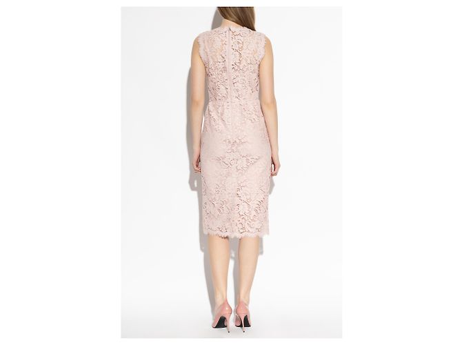 Dolce & Gabbana Abito in pizzo senza maniche - vista 3