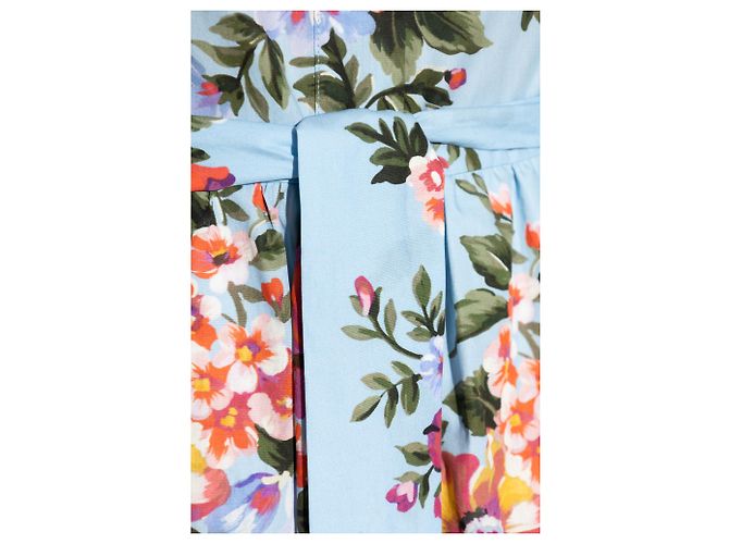 Dolce & Gabbana Abito in cotone con motivo floreale - vista 4