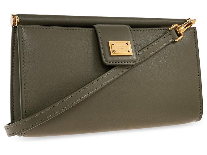 Dolce & Gabbana Handyhülle aus Leder Grün - Ansicht 2