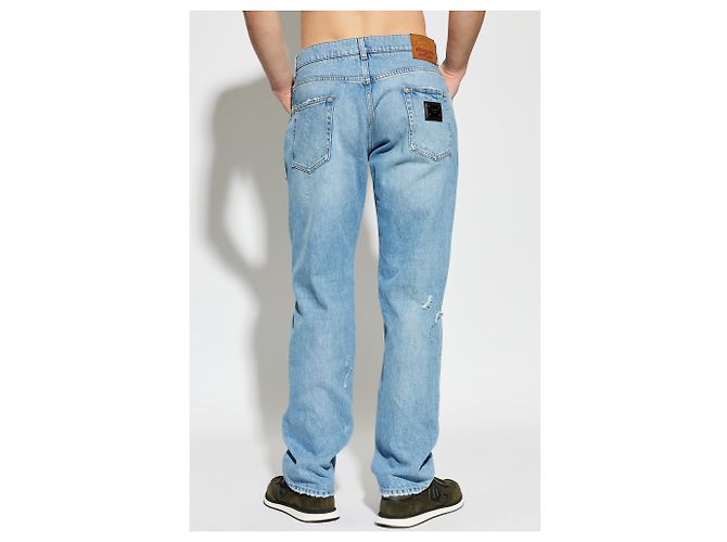 Dolce & Gabbana Classic Jeans Azul Algodón - vista 2