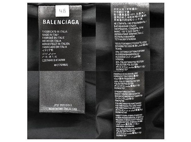 Chaqueta de plumón Balenciaga WARDROBE Monogram BB Logo en jacquard de algodón/poliéster - vista 10