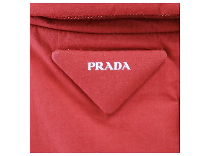 Prada Triangle Logo 100% Cotton Daunenjacke - Ansicht 11
