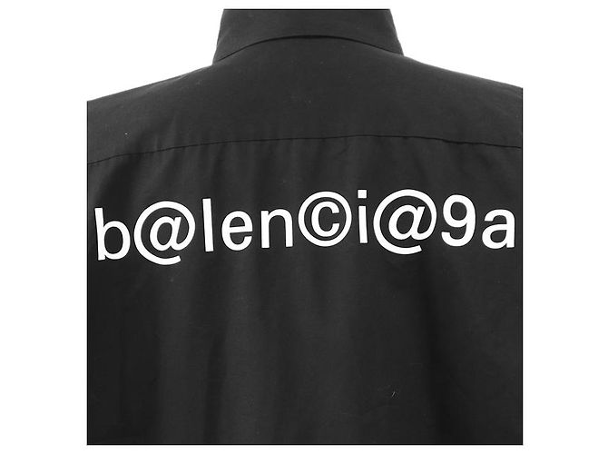 Camisa de manga larga de algodón Balenciaga b@lenci@9a - vista 2