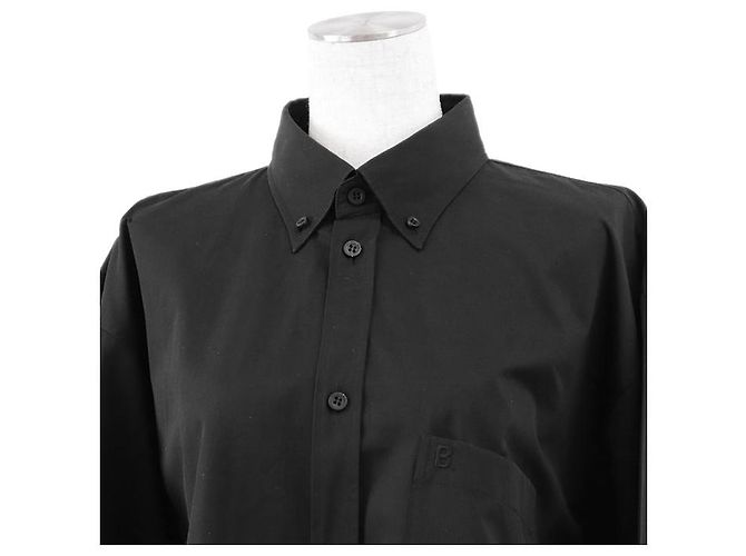 Camisa de manga larga de algodón Balenciaga b@lenci@9a - vista 4