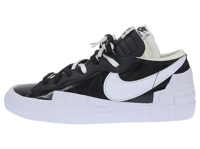 Sacai×NIKE BLAZER LOW Leder-Sneaker - Ansicht 3