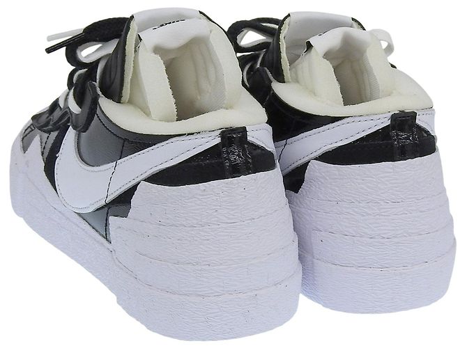 Sacai×NIKE BLAZER LOW Leder-Sneaker - Ansicht 5