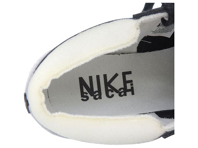 Sacai×NIKE BLAZER LOW Leder-Sneaker - Ansicht 8