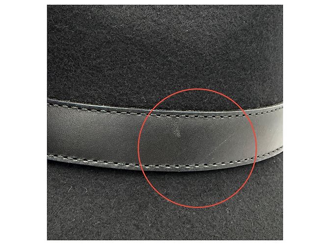Cappello Gucci in lana e pelle - vista 11