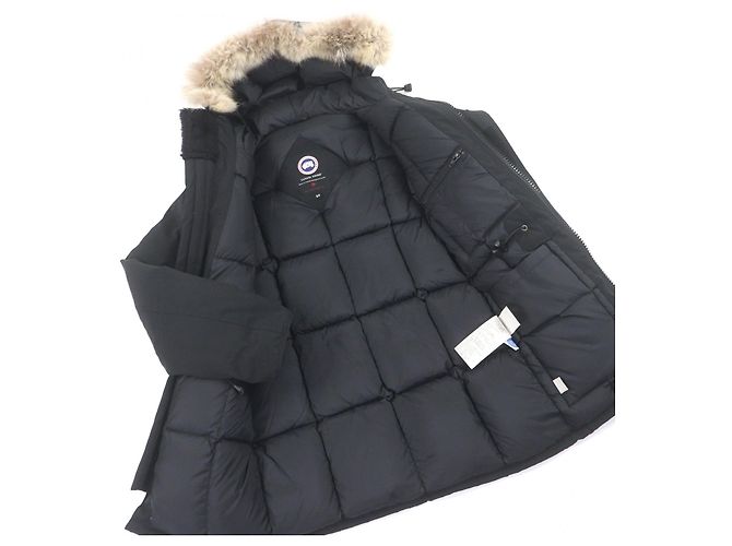 Chaqueta Canada Goose Citadel Down con piel de coyote - vista 3