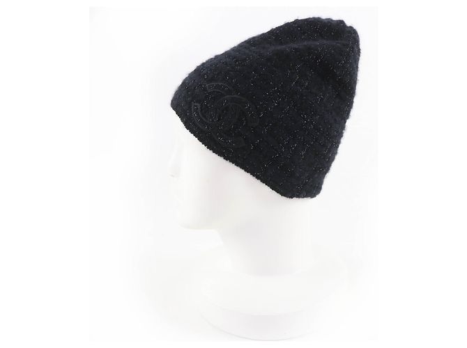 Cappello in maglia in tweed e cashmere CHANEL - vista 4