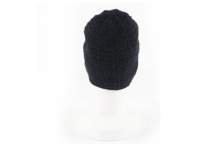 Cappello in maglia in tweed e cashmere CHANEL - vista 5