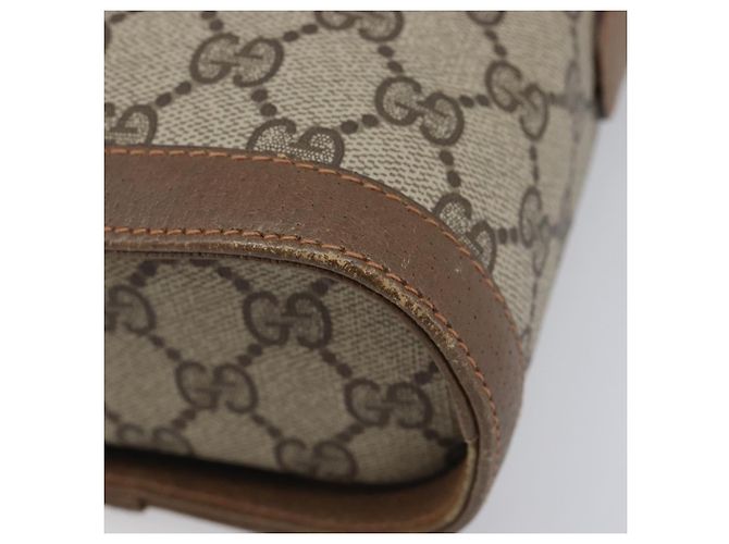 GUCCI GG Supreme Web Sherry Line Shoulder Bag PVC Beige 904 02 070 - vista 12