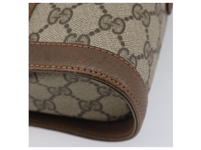 GUCCI GG Supreme Web Sherry Line Shoulder Bag PVC Beige 904 02 070 - vista 14