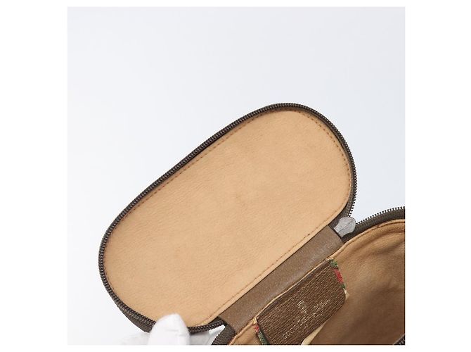 GUCCI GG Supreme Web Sherry Line Shoulder Bag PVC Beige 904 02 070 - vista 21