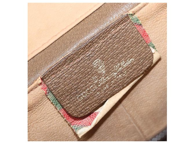 GUCCI GG Supreme Web Sherry Line Shoulder Bag PVC Beige 904 02 070 - vista 22