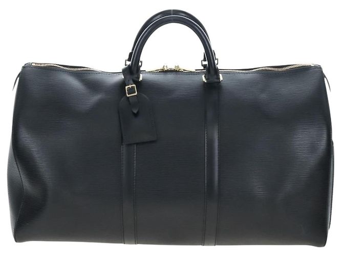 LOUIS VUITTON Epi Keepall 50 Boston Bag Noir M42962 LV - vista 13