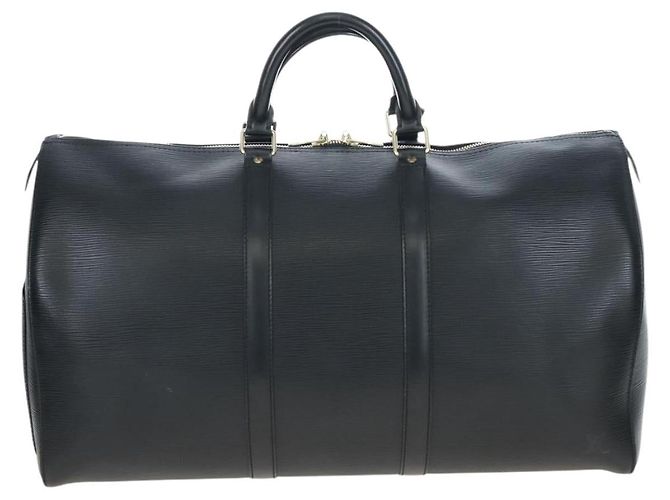 LOUIS VUITTON Epi Keepall 50 Boston Bag Noir M42962 LV - vista 2