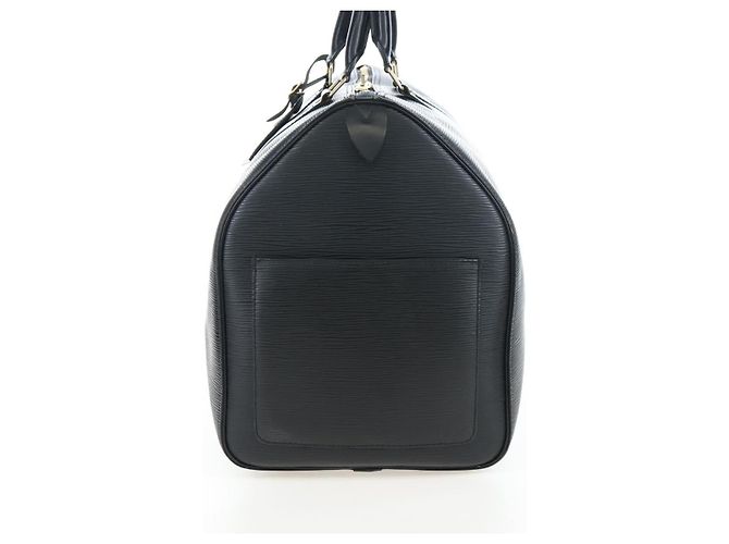 LOUIS VUITTON Epi Keepall 50 Boston Bag Noir M42962 LV - vista 3