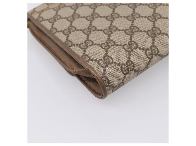 GUCCI GG Supreme Shoulder Bag PVC Beige Gold Tone - vista 13