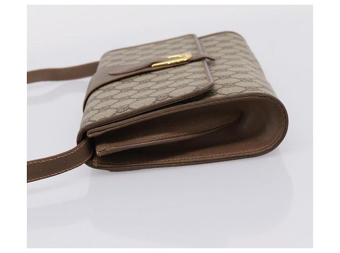 GUCCI GG Supreme Shoulder Bag PVC Beige Gold Tone - vista 4