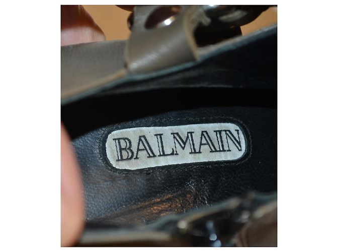Balmain Stivaletti in Pelle con Plateau - vista 8