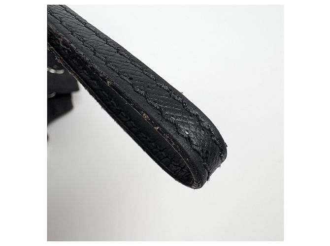Pouch accessori Prada in nylon nero - vista 5
