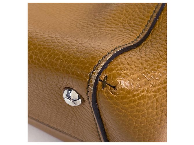 Borsa a mano in pelle 2-Way Tod's Gialla - vista 3