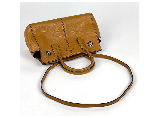 Borsa a mano in pelle 2-Way Tod's Gialla - vista 6