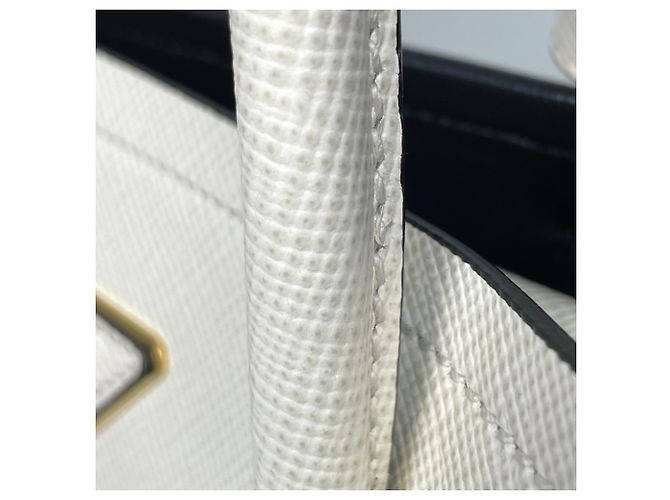 Borsa a mano Prada in pelle Double Saffiano - vista 5