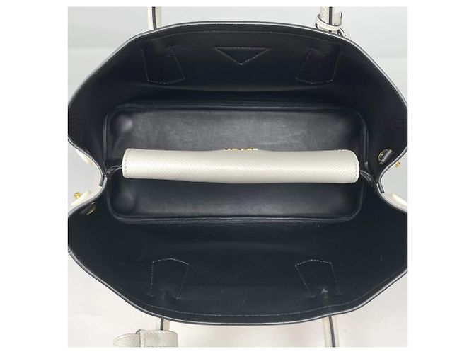 Borsa a mano Prada in pelle Double Saffiano - vista 9