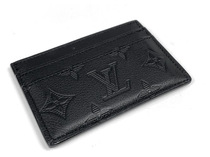 Louis Vuitton Monogram Shadow Double Business Card Holder - vista 2