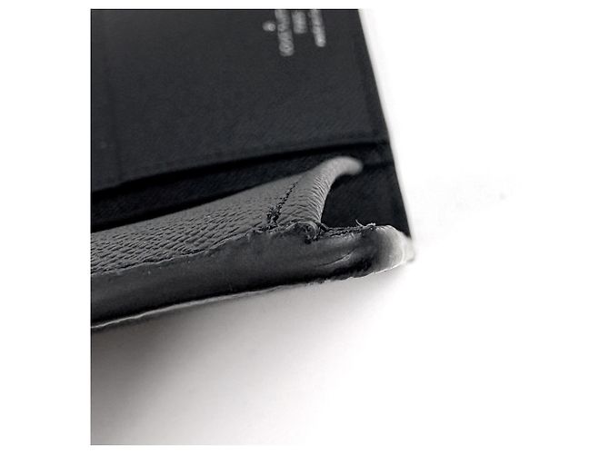 Louis Vuitton Black Damier Graphite Bi-Fold Geldbörse - Ansicht 4