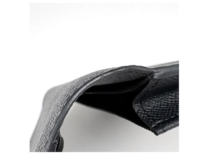Louis Vuitton Black Damier Graphite Bi-Fold Geldbörse - Ansicht 5