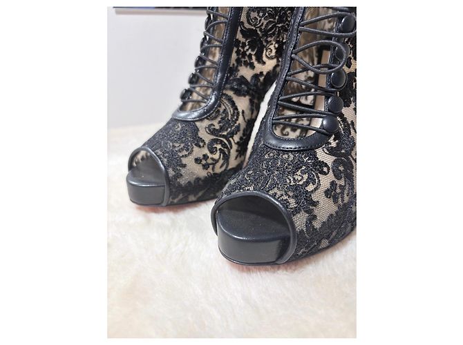 Christian Louboutin Botines de Encaje - vista 5