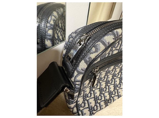 Borsa a tracolla Dior Oblique in tela jacquard - vista 5