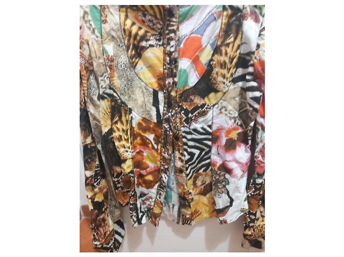 Roberto Cavalli Patchwork Animalier Hemd - Ansicht 6