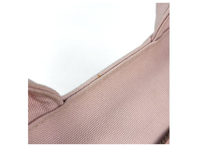 Borsa Prada rosa in tela stile cestino - vista 5