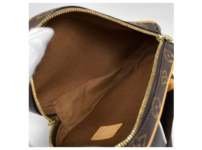 Borsa a tracolla Louis Vuitton Brown Monogram Pochette Gange - vista 7