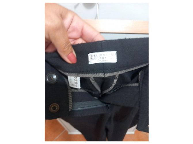 Brunello Cucinelli Dunkelgraue Hose aus Schurwolle - Ansicht 2