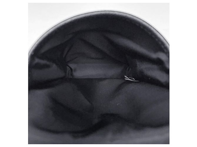 Borsa a tracolla Prada con placca logo in nero - vista 7