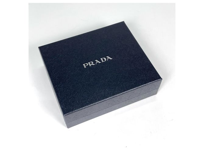 Borsa a tracolla Prada con placca logo in nero - vista 8
